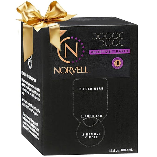 Norvell Premium Rapid Spray Tan Solution Venetian One 1 Liter – Professional Sunless Tanning Formula for Ultra Fast Natural Bronze Glow, Streak Free, Fast Drying, Long Lasting Color