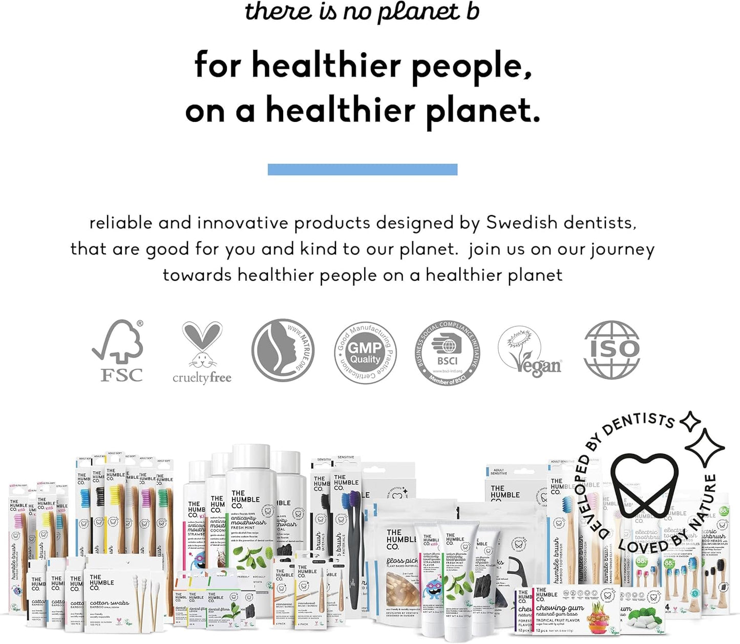 The Humble Co. Plant Based Electric Toothbrush Heads 4pk – Replacement Heads, Helps Remove Plaque and Eliminate Bad Breath