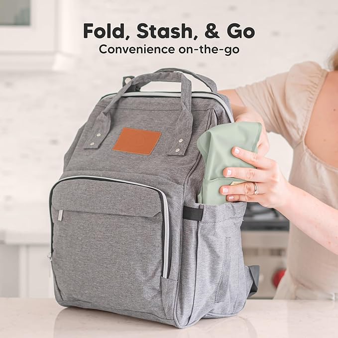 KeaBabies 3-Pack Waterproof Baby Bibs for Eating - Lightweight Toddler Feeding Bibs with Large Food Catcher, Mess Proof, Food-Grade Baby Eating Essentials, Easy to Put On & Clean (Ocean)