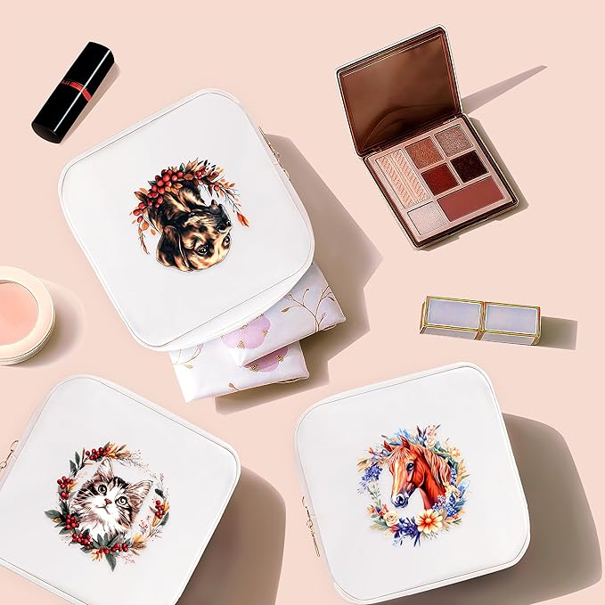 Labrador Mini Makeup Bag, Labrador Gift For Women Girls, Cute Portable Zipper Pouch Cosmetic Bag For Teen Girls Kids, Small Storage Bag For Sanitary Pad, Period napkin bag!