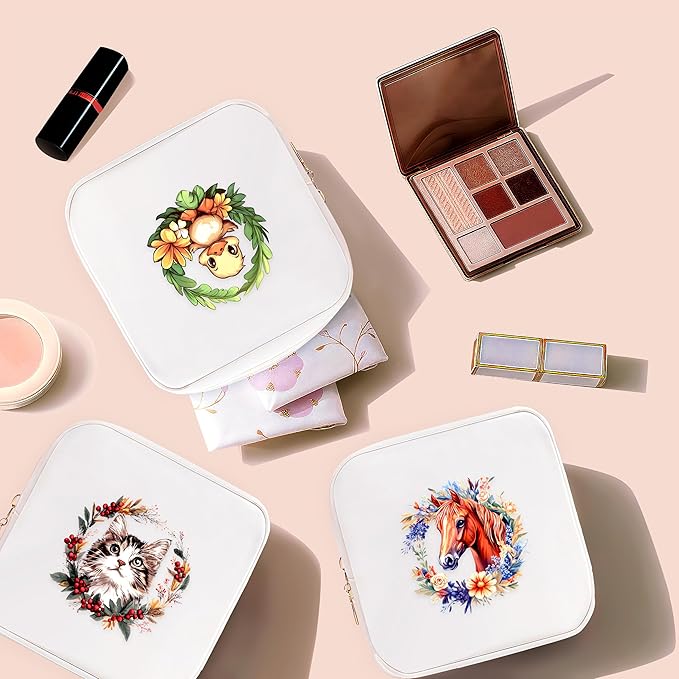 Duck Mini Makeup Bag, Duck Gift For Women Girls, Cute Portable Zipper Pouch Cosmetic Bag For Teen Girls Kids, Small Storage Bag For Sanitary Pad, Period napkin bag!