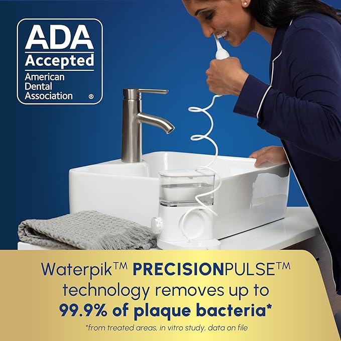 Waterpik Sonic-Fusion 2.0 Professional Flossing Electric Toothbrush with Water Flosser Combo In One, White SF-04, Packaging May Vary