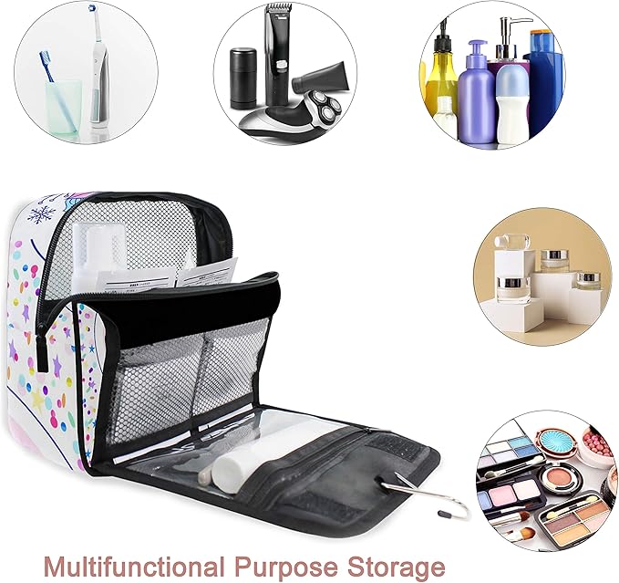 senya Hanging Travel Toiletry Bag Kit Makeup Case Cosmetics Organizer for Men Women