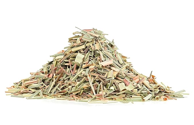 Lemongrass Tea 1 LB (16Oz) | 100% USDA Certified Organic |Cut and Sifted Loose Leaf LemonGrass Tea & Seasoning | Aroma Rich Egypt Lemongrass (cymbopogon citratus)| By U.S. Wellness Naturals