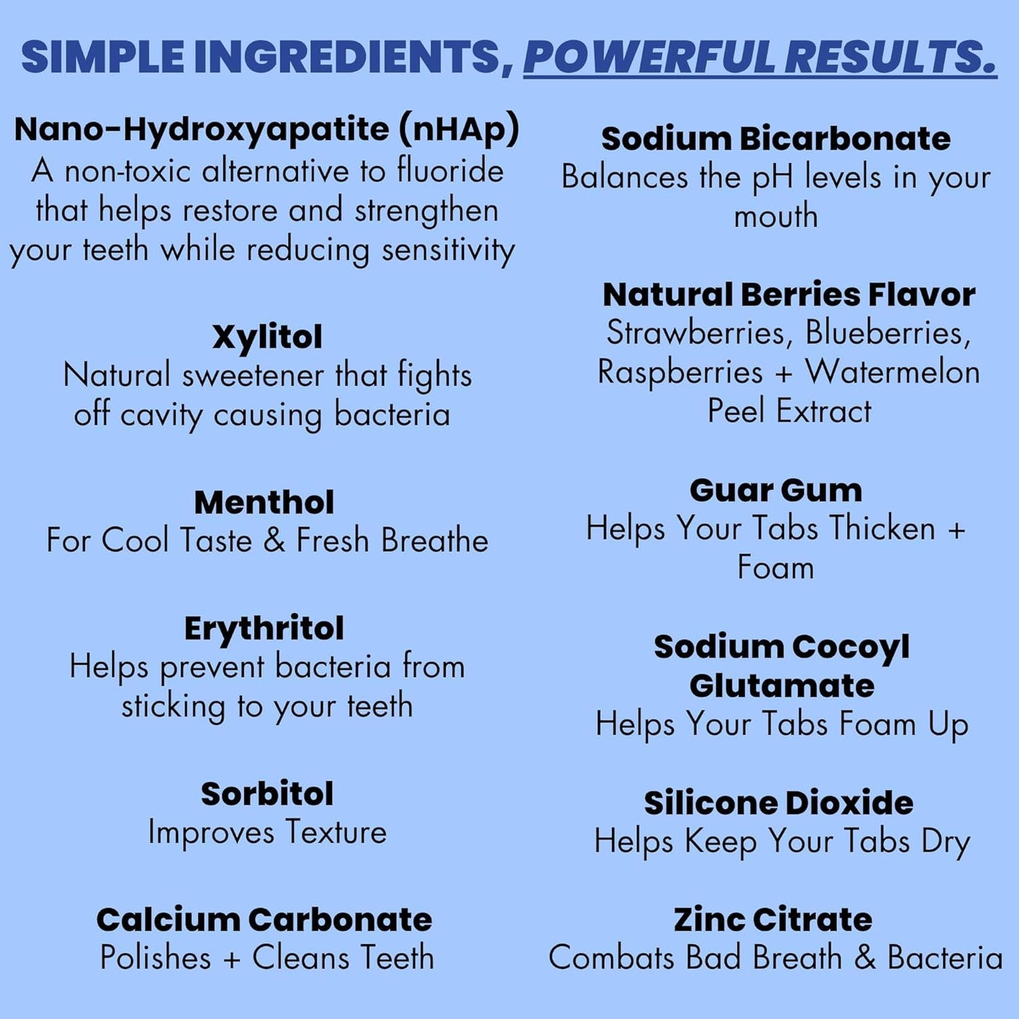 Vital Toothpaste Tabs with Nano-Hydroxyapatite | Berry Blast | Remineralizes Teeth | Kids Love It! | Fluoride Free | Plastic Free & Eco Friendly | Travel & TSA Approved | 248 Tablets (4 Months)