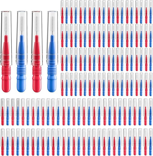 RAZOKO Interdental Brush, Flossing Head,Easy Use Tooth Cleaning Tool 176 Count (2.5mm/3mm)