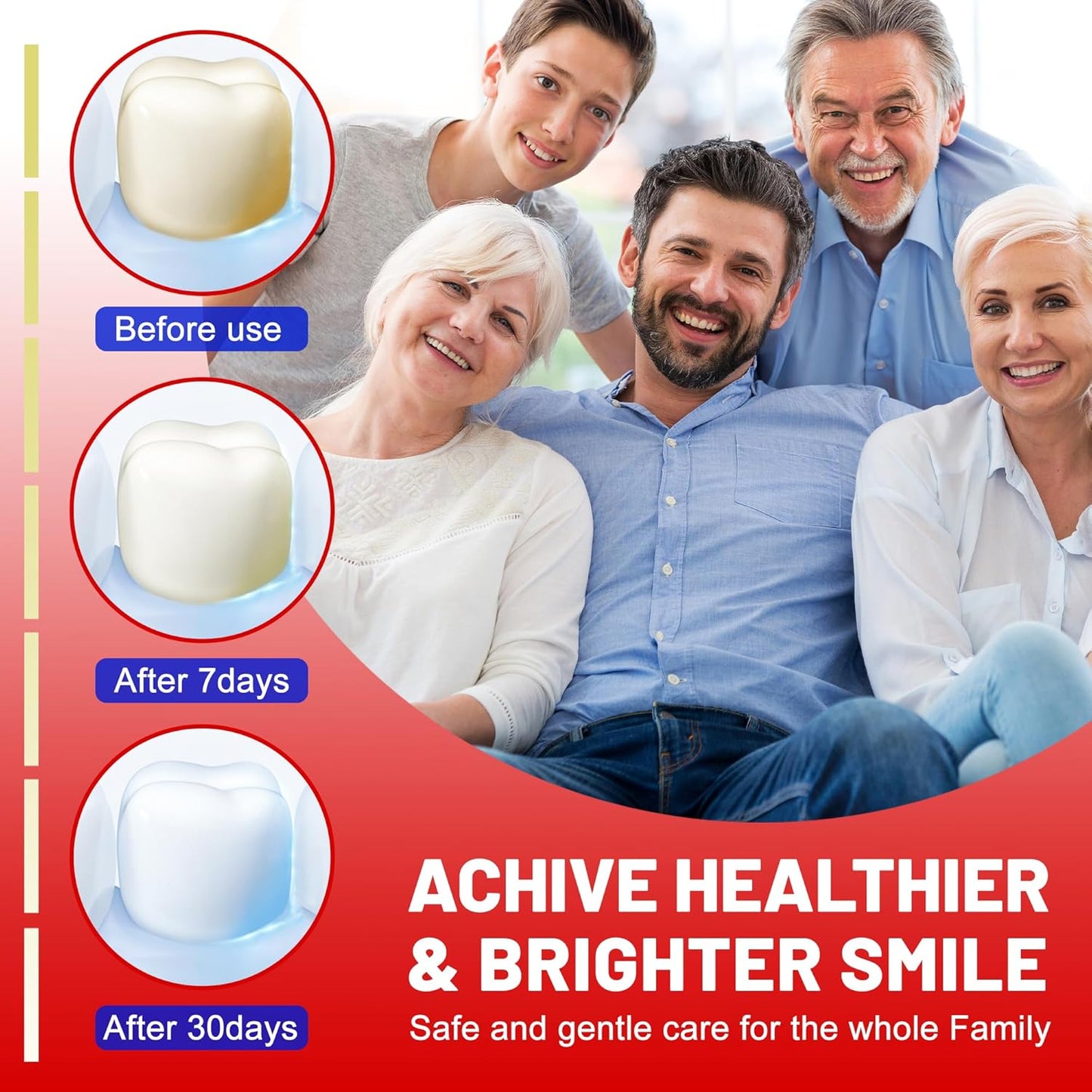 Woadee SP-6 Hydroxyapatite Toothpaste, SP-6 Probiotic Whitening Toothpaste,6 Probiotics+Hydroxyapatite Formula for Teeth Whitening, Strengthening and Enamel Protection，Mint Flavor, Fresh Breath (1)