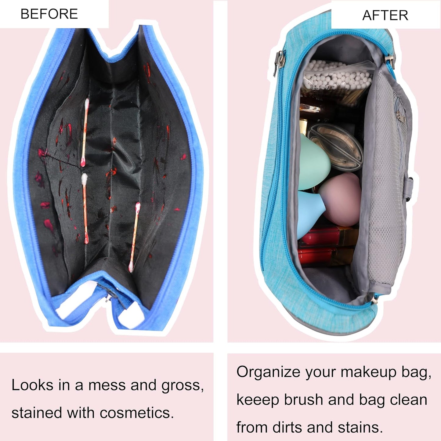 Makeup Brush Covers, Make up Brush Holders for Travel and Home Storage, Reusable Silicone Organizer Case for Brushes, 6 Pack Dustproof Brush Protector Guards Caps Gift for Makeup Lover and Wife