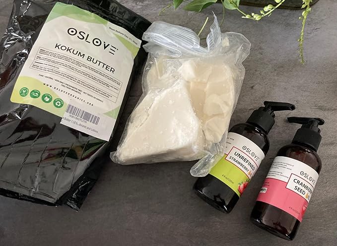 Kokum Butter-Pure, Natural, Fresh, Thickener for Whipped Body Butters, Sunscreens, Soaps, Deodorants and Lotions | 1LB.