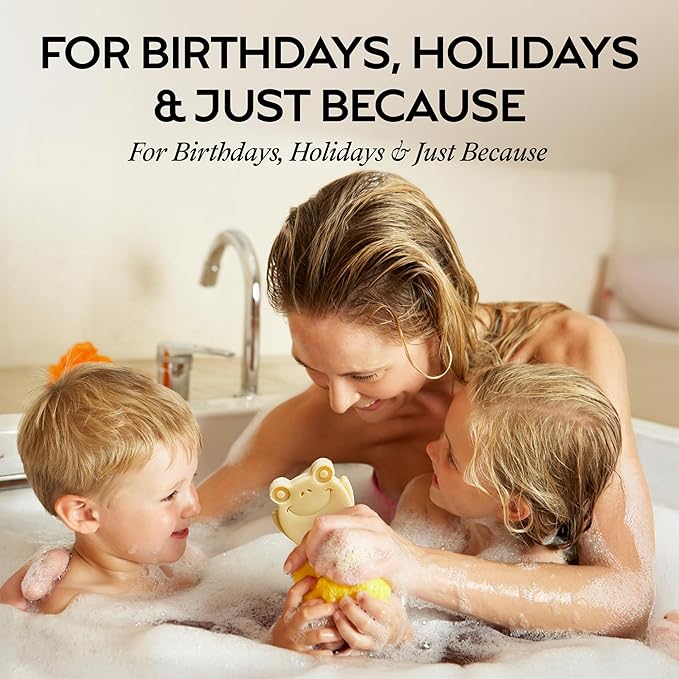 ZAAINA Kids Soap Bar (Set of 6) – Christmas Stocking Stuffers, Unique Natural Animal Shaped Soaps for Children, Gentle Bath Soap for Sensitive Skin, Fun Bath Time Gift for Boys Girls – Handmade in USA