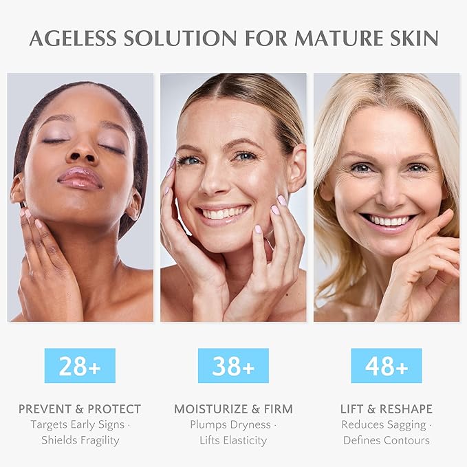 EnaSkin Retinol Collagen Face Cream: Wrinkle Cream for Women, Neck & Décolleté Anti Aging Moisturizer with 7% Hyaluronic Acid Serum - Day/Night Skin Firming & Tightening, 1.7 Oz