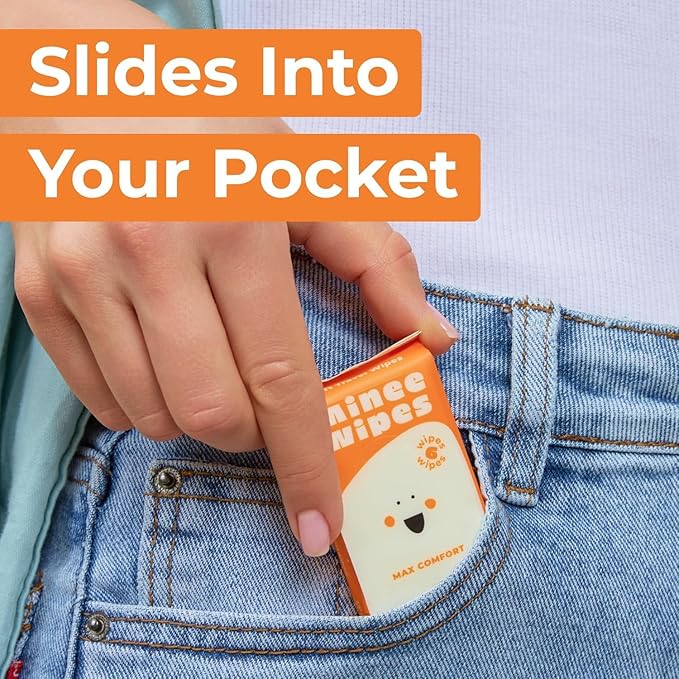 Impossibly Compact Travel Wipes - 99.5% Water - Safe for Sensitive Skin & Hypoallergenic, Resealable, Thick & Durable - For Adults, Kids & Baby Care - Unscented, 20 Pack Total 120 Wipes