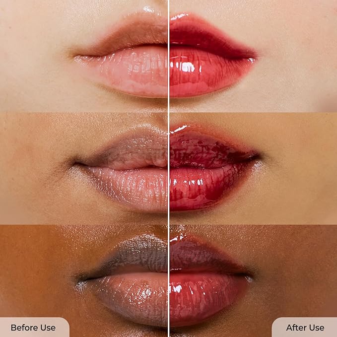 Laka Fruity Lip Glotioner, 10ml/0.33 fl.oz, Lip Gloss with High Shine Vivid Colors, Jelly tip for Hygienic & Easy Application, Plumping Conditioner, Vegan, K-Beauty (#704 Ruddy)