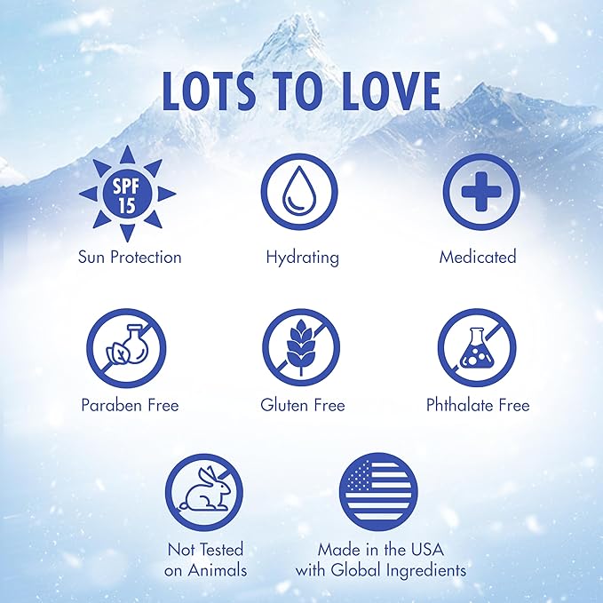 Mentholatum Natural Ice Original Medicated Lip Balm, Hydrating Lip Care for Dry, Chapped Lips, Moisturizing Formula with SPF 15 Helps Prevent Sunburn, Protection for Smooth, Soft Lips (Pack of 12)