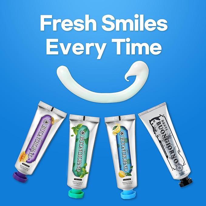 Plaque Care Toothpaste (3 Pack, Lemon Mint) – Natural Fluoride Korean Toothpaste for Plaque Removal, Tartar Control, Strengthens Enamel, Paraben & SLS Free (3.52fl oz / 100g)