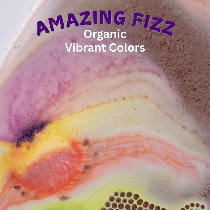 EvolutionUSA 1pc Epic Superhero Bath Bombs for Kids, Super Hero Bath Bomb with Toy Inside, Lush Childrens Bathbomb, Organic Bathbomb with Surprise Inside, Fizzy Fun Superhero Bath Ball Bath Toy