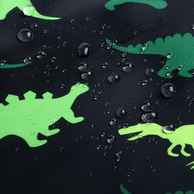 Kids Barber Cape For Boys Hair Cutting at Home, Salon or Barber Shop, Kids Hair Cutting Cape for Boys and Toddlers, Adjustable Neck with Plastic Snaps, Dinosaur