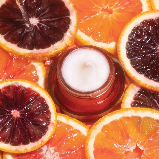 Poppy & Pout Blood Orange Mint Overnight Lip Mask – Moisturizing Natural Lip Treatment with Shea Butter & Beeswax – Cruelty Free, Recyclable Glass Jar (0.65 oz)