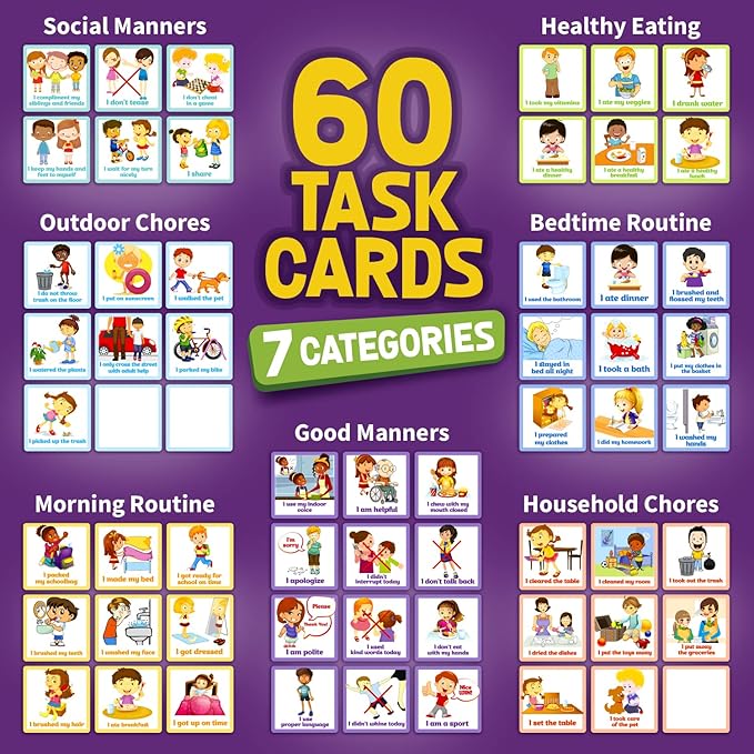 Reward & Behavior Journal for Kids - Weekly Chart