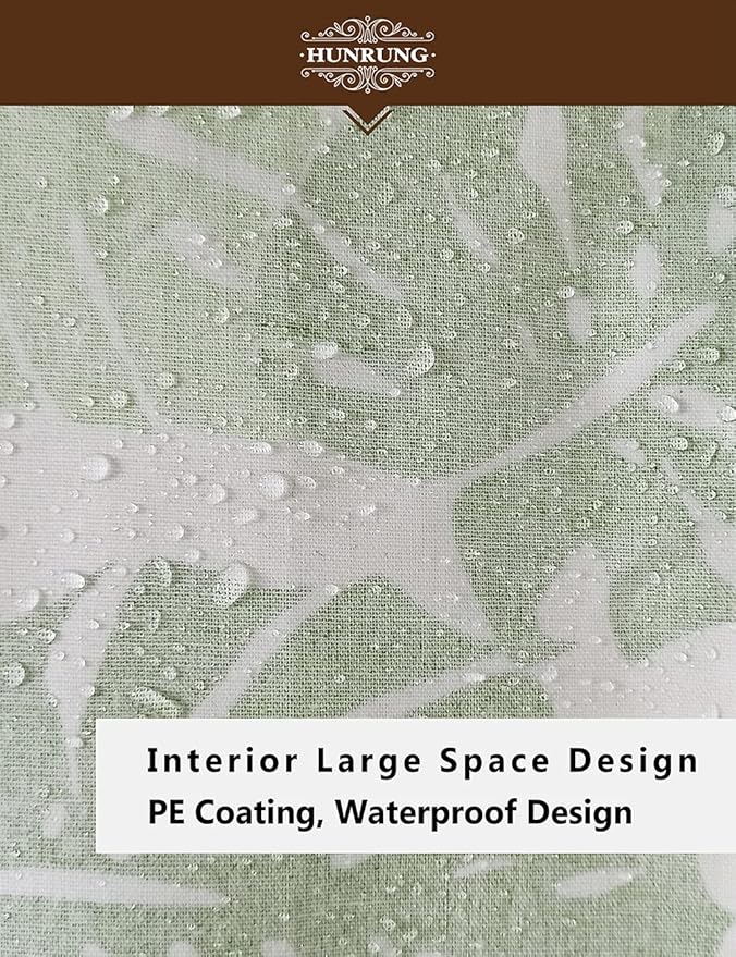 HUNRUNG Rectangle Storage Basket Cute Canvas Organizer Bin for Pet/Children Toys, Books, Clothes Perfect for Rooms/Playroom(Leaf)