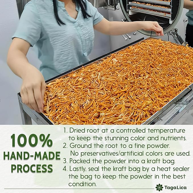 Tagalica, 2 oz Dandelion Root Powder, 100% Natural and Pure from Dandelion Root, No Additives, No Gluten, No Sugar, Vegan