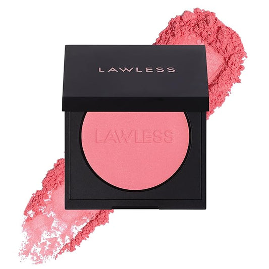 LAWLESS Women's Make Me Blush Talc Free Velvet Blush, Sakura, Pink, 0.18 Ounce
