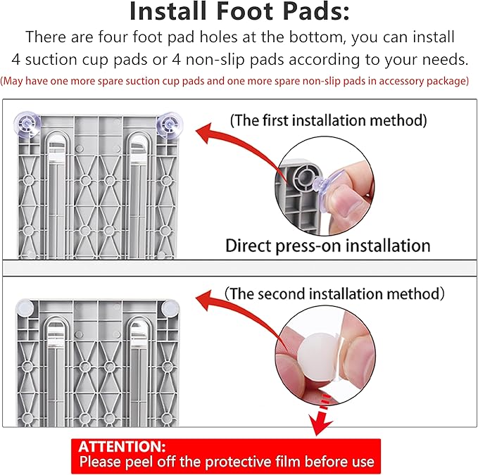 Medicine Organizer 2 Three-Decker Shelves Cabinet Storage Rack Organizer for Holding Vitamins, Supplements Cosmetics 10.82”H x 5.82”W x 10.43”D (Creamy White)