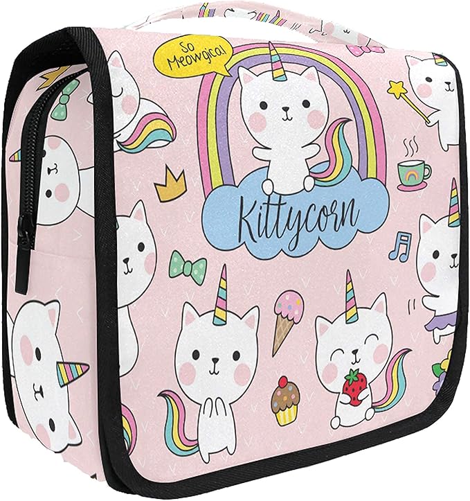 senya Hanging Travel Toiletry Bag Kit Makeup Case Cosmetics Organizer for Men Women