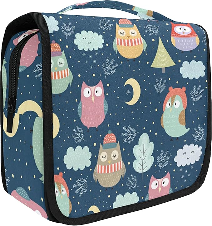 senya Hanging Travel Toiletry Bag Kit Makeup Case Cosmetics Organizer for Men Women