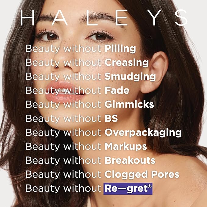 HALEYS Re-fine Soft Matte Poreless Face Primer - Mattifying Primer for Oily Skin, Pore Blurring Primer with Vitamin C & E, Pore Minimizer for Face, Long-Lasting Foundation Primer Base Makeup