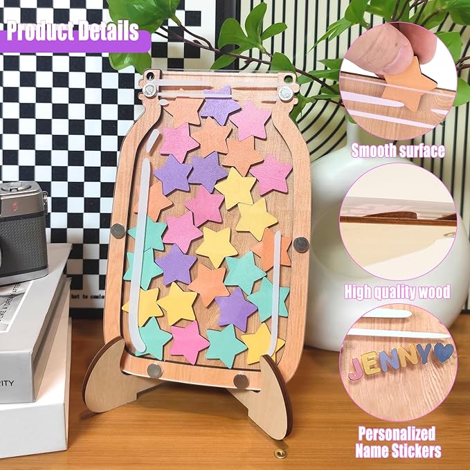 Magnetic Reward Jar,Personalized Reward Jar,Classroom Reward Jar,Kids Reward Jar