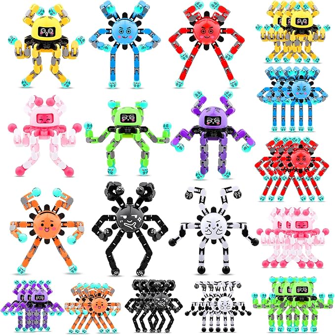 36 PCS Christmas Stocking Stuffers Fidget Spinner Toys for Kids & Adults,Party Favors Supplies Goodie Bags Birthday Gifts,Classroom Small Prizes Bulk Boys Girl Travel Sensory Toy for 3-5-8-12