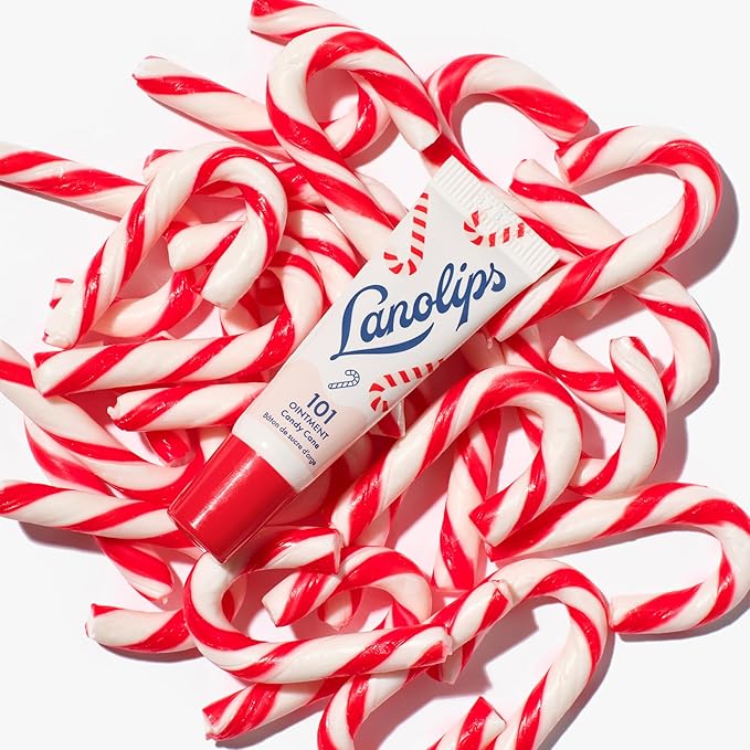 Lanolips 101 Ointment Multi-Balm Candy Cane (0.35 Ounce)