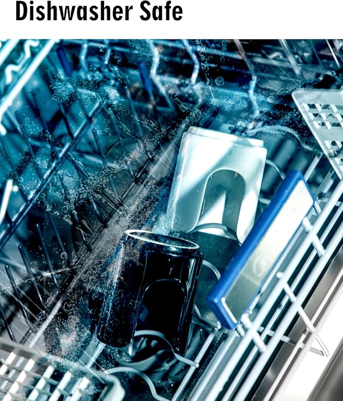 3 oz Original Ceramic Bathroom Cup Dispenser with 5 PLA Paper Cups, Bathroom Essential Accessories for Mouthwash Holder on Bathroom Vanity Countertops (1 Pack, Black)