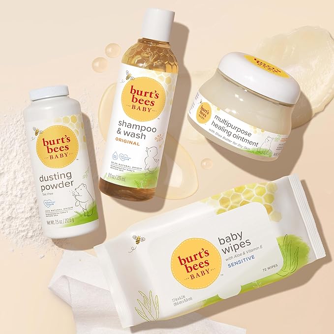 Burt's Bees Baby 100% Natural Multipurpose Ointment, Face & Body Baby Ointment – 7.5 Ounce Tub