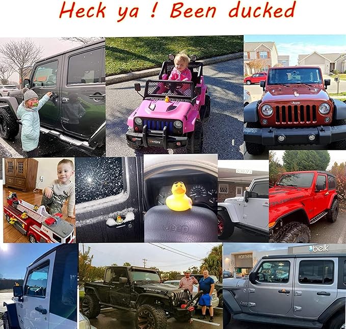 XY-WQ Rubber Duck 30 Pack for Jeeps Bath Toy Assortment - 2.3 Inch Bulk Floater Duck for Kids - Baby Showers Accessories - Party Favors, Birthdays, Bath Time, and More (30 Varieties)