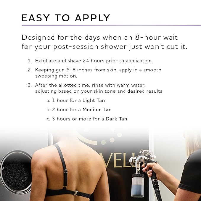 Norvell Premium Rapid Spray Tan Solution Venetian One 1 Liter – Professional Sunless Tanning Formula for Ultra Fast Natural Bronze Glow, Streak Free, Fast Drying, Long Lasting Color