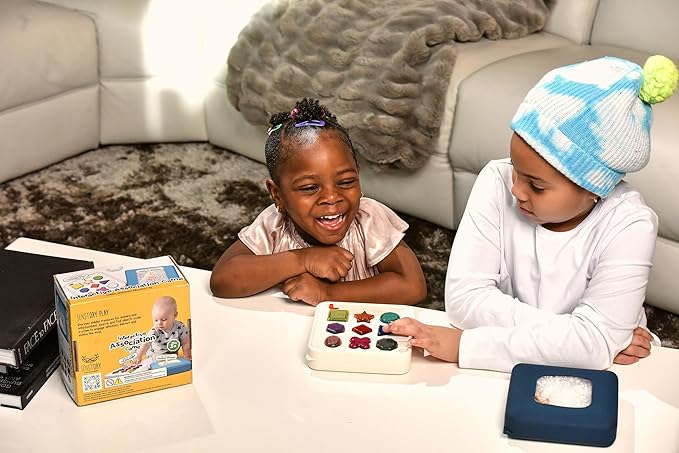 Senstory Play for Kids 3+ | Interactive Matching Busy Board| Shape, Color, Texture Learning | Montessori Educational Toy for Toddlers & kids | Autism Spectrum Toy for Sensory Development | Fidget toy.