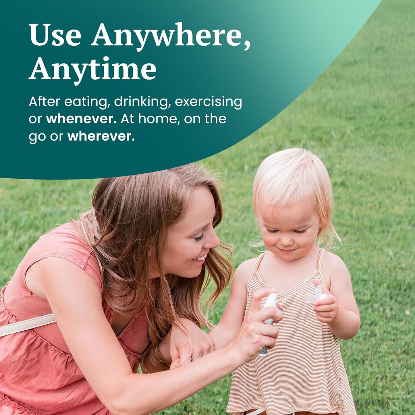 Smilesaver Retainer Cleaner - A Clean Label, Healthy Choice, 30 Sec Spray Cleaner for Retainers, Invisalign, & Dentures. Minty Taste. Portable, Convenient, No Rinsing. Protects Oral Health. (2oz)