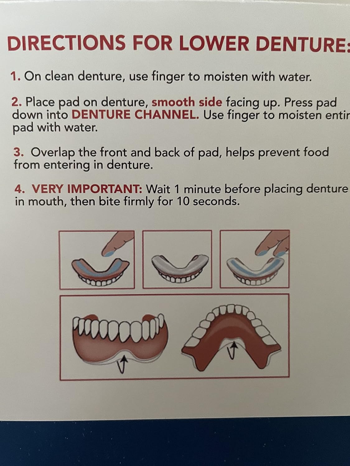 Adhesive Free Denture Pads | 30 Pack | Secure & Comfortable Fit | No Glue/No Mess | All Day Suction | Denture Glue Alternative | Safe, Natural & Non-Toxic (Upper)