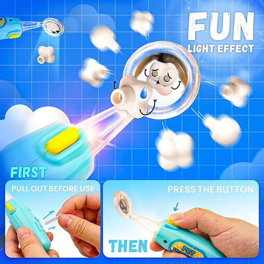 SMILESSKIDDO Dentist Kit for Kids - 26 Pcs Doctor Play Set with Dental Tools and Medical Accessories, Pretend Play for Toddlers - Educational Gifts for Girls Boys 3 4 5 6 7 8