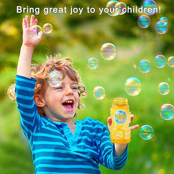 Lulu Home Concentrated Bubble Solution, 1 L/ 33.8 OZ Refill for Bubble Machines, Giant Wands, and Blowers - Up to 2.5 Gallons for Kids' Birthday Parties