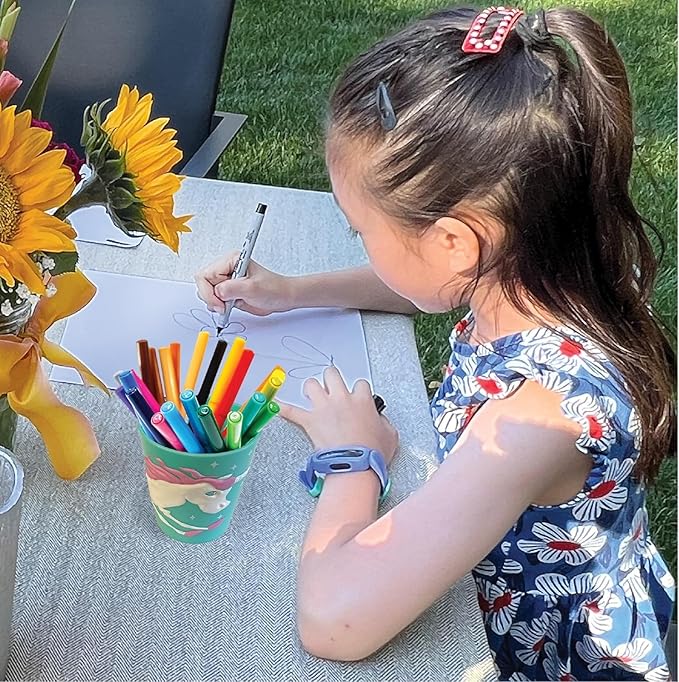 Lily's Home 3D Unicorn Tumbler for Kids, Fun Novelty Reusable Toddler and Kids Cup, Bathroom Rinse Cup, BPA-Free Plastic, Ideal for Kids 3-6, Unbreakable and Shutterproof.(2, Unicorn) 10 Ounce