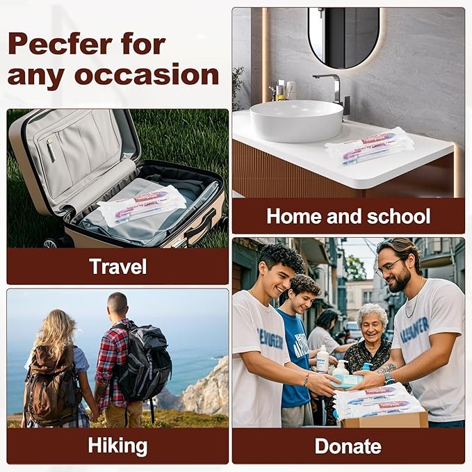 Disposable Toothbrushes with 45 Grams Toothpaste Individually Wrapped, Travel Kit Whit Plastic Zip Bag,Toothbrush Head Cover, Bulk Toothbrush for Homeless,Travel,Shelter,Air Bnb,Hotel,Guest (20)