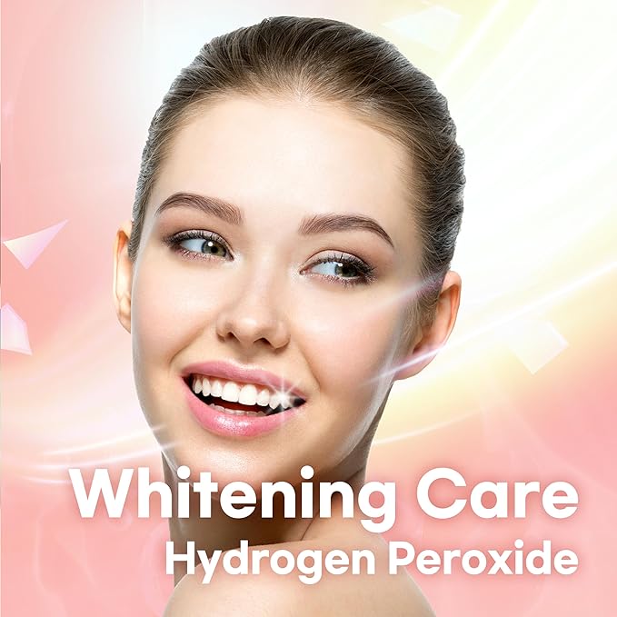 Peach Mint WHITENING Toothpaste (Peach Mint) – Natural Fluoride Korean Toothpaste for Teeth Whitening, Plaque Removal, Strengthens Enamel, Paraben & SLS Free (3.52fl oz / 100g)