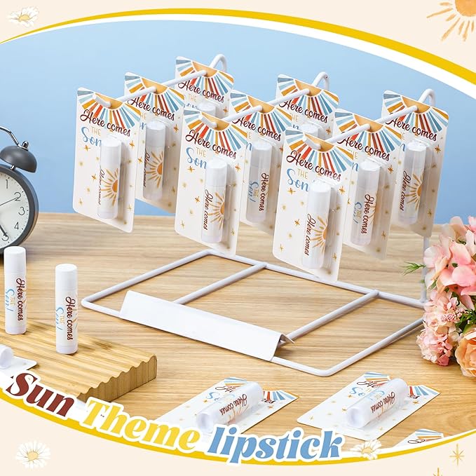 30 Pack Here Comes the Son Baby Shower Favors Games Prizes Party Gifts Bulk Sunshine Lip Balms for Winners Adults Guests Gender Reveal Favors Decorations Baby Shower Souvenirs Gift Bags Stuffers