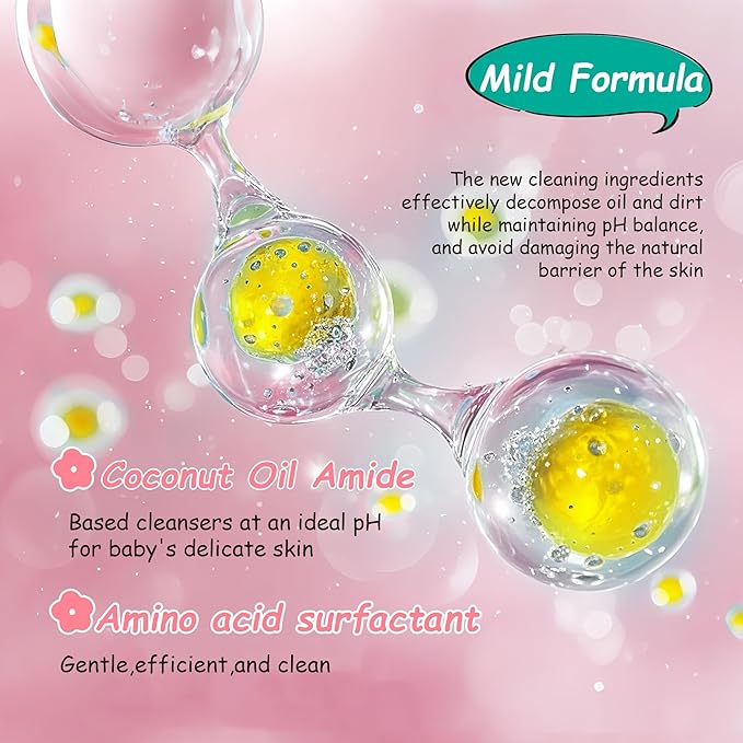 VANERIA Kids Foaming Hand Soap,Flower Stamp,Moisturizing and Gentle Hand Soap for Baby,Kids and Adults with Sensitive Skin 250ml/8.45 Fl Oz