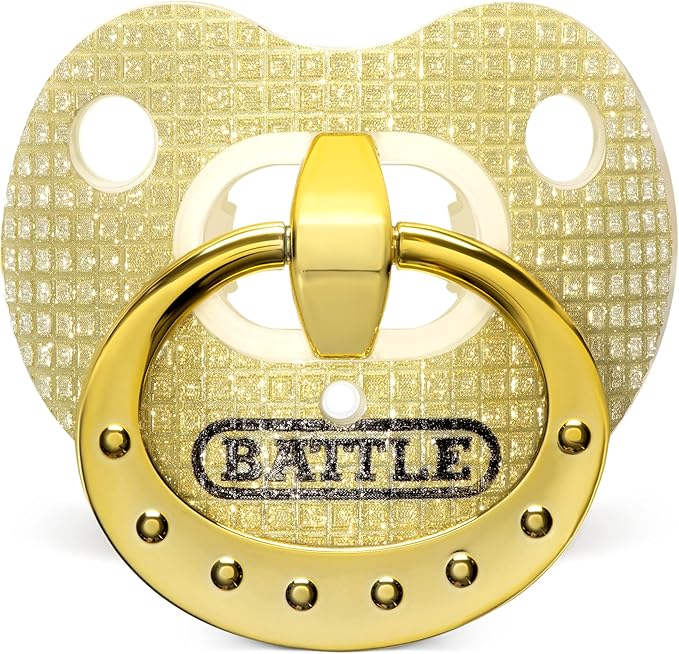 Battle Sports Binky Oxygen Football Mouthguard - Detachable Strap, Maximum Breathability, Works with Braces & No Boiling Required