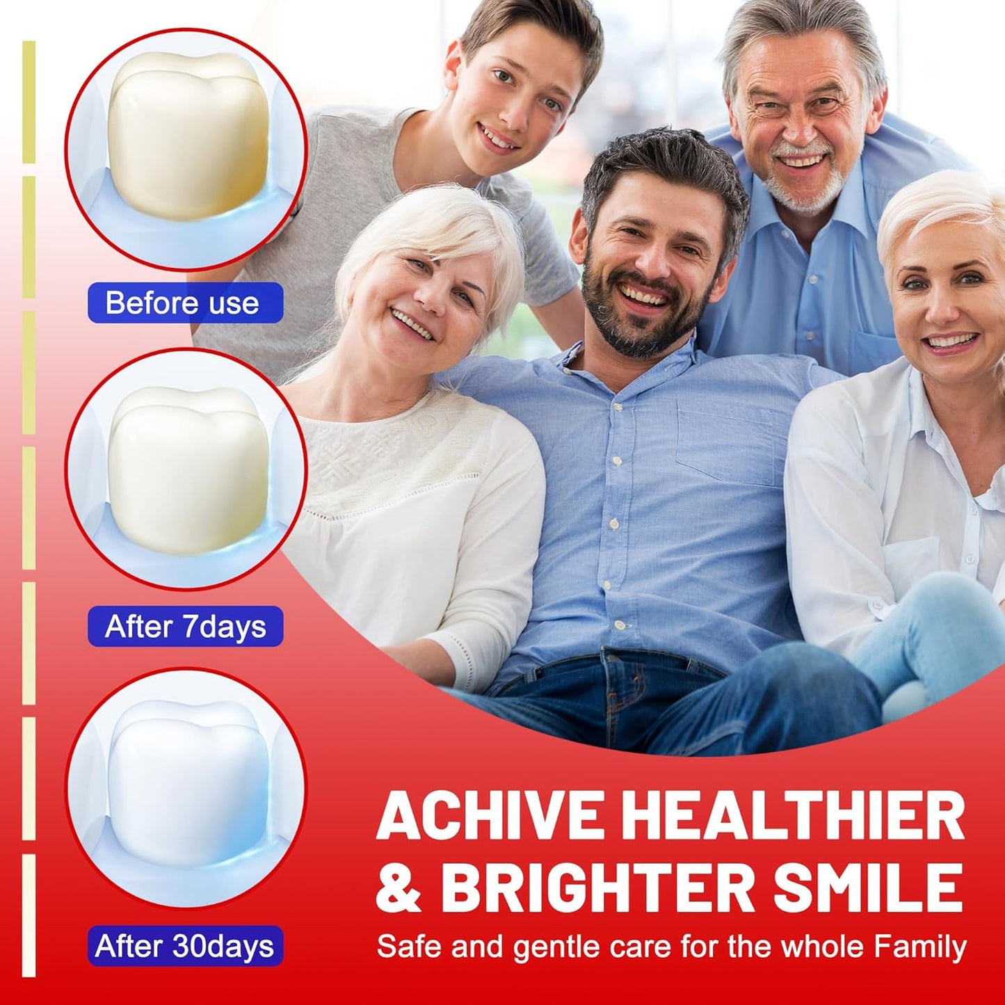 SP-8 Hydroxyapatite Probiotic Whitening Toothpaste, 8 Probiotics Plus Hydroxyapatite Formula for Teeth Whitening, Strengthening and Enamel Protection，Mint Flavor, Fresh Breath, Fluoride-Free (2)