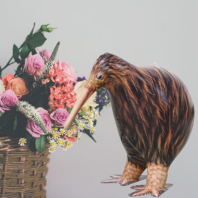 Jet Creations 18" L Inflatable Kiwi Bird – Realistic Brown Wildlife Animal Figure, New Zealand Flightless Bird Toy for Kids, Party Decorations, Pool Float, Home & Yard Décor, Educational Gift